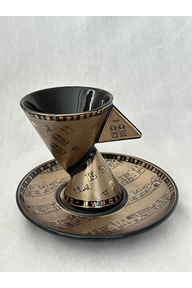 Fathy Mahmoud Professional Egyptian Coffee Cup Set - Set of 2 - TryAladdin