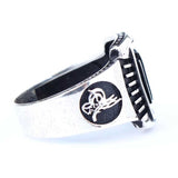 Premium Sterling Silver Ottoman Tughra Kayi Tribe Men's Ring
