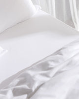 100% Cotton Jersey Knit Full/Queen Duvet Cover Set with Fitted Sheet
