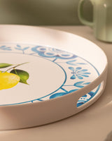 Plastic Serving Tray - Lemoncha Vibrant Design