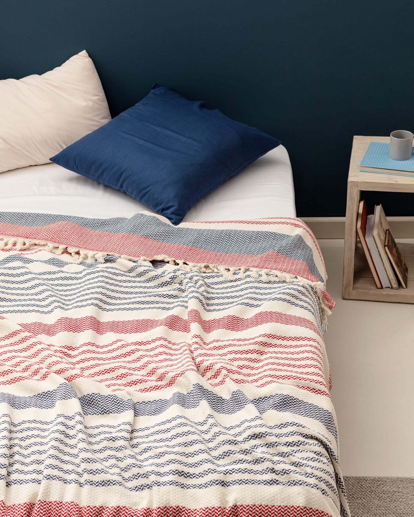 Denney Double Size Bedding Set - Quilted Bedspread & Pillow Shams