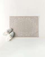 Plush 100% Cotton Absorbent Bath Mat - Taupe