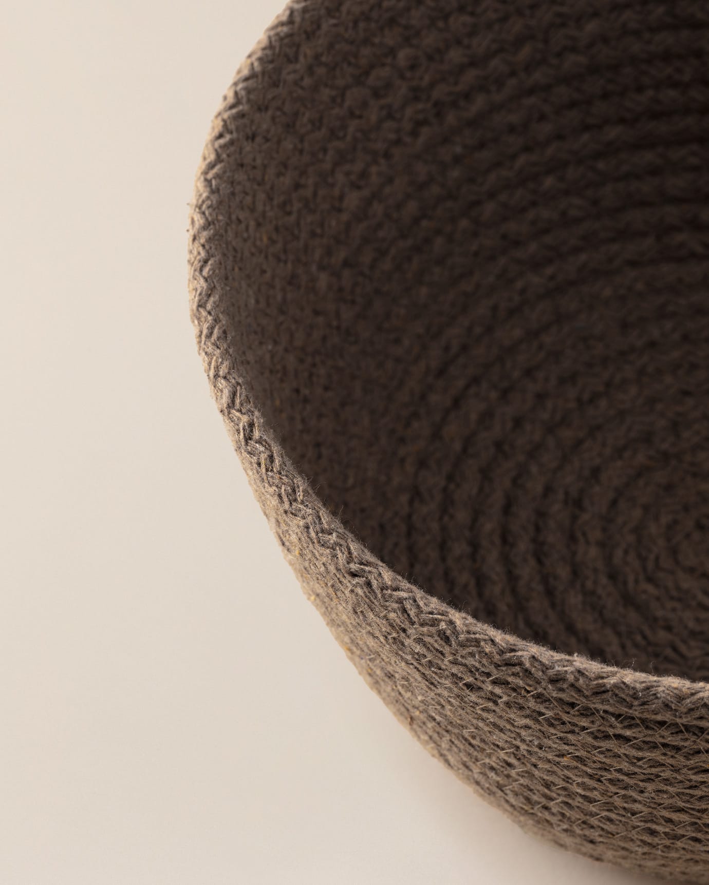 Norelle Natural Fabric Blend Basket - Elegant Woven Storage