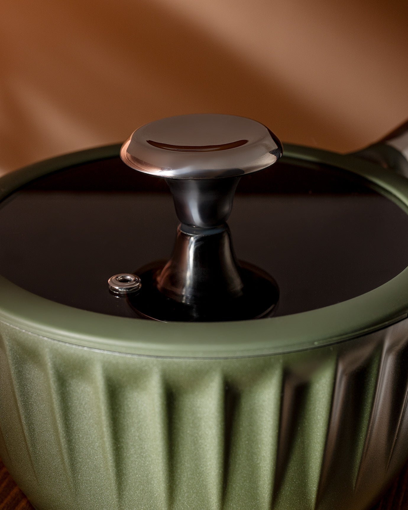 16cm Green Saucepan with Handle, Small Cooking Pot