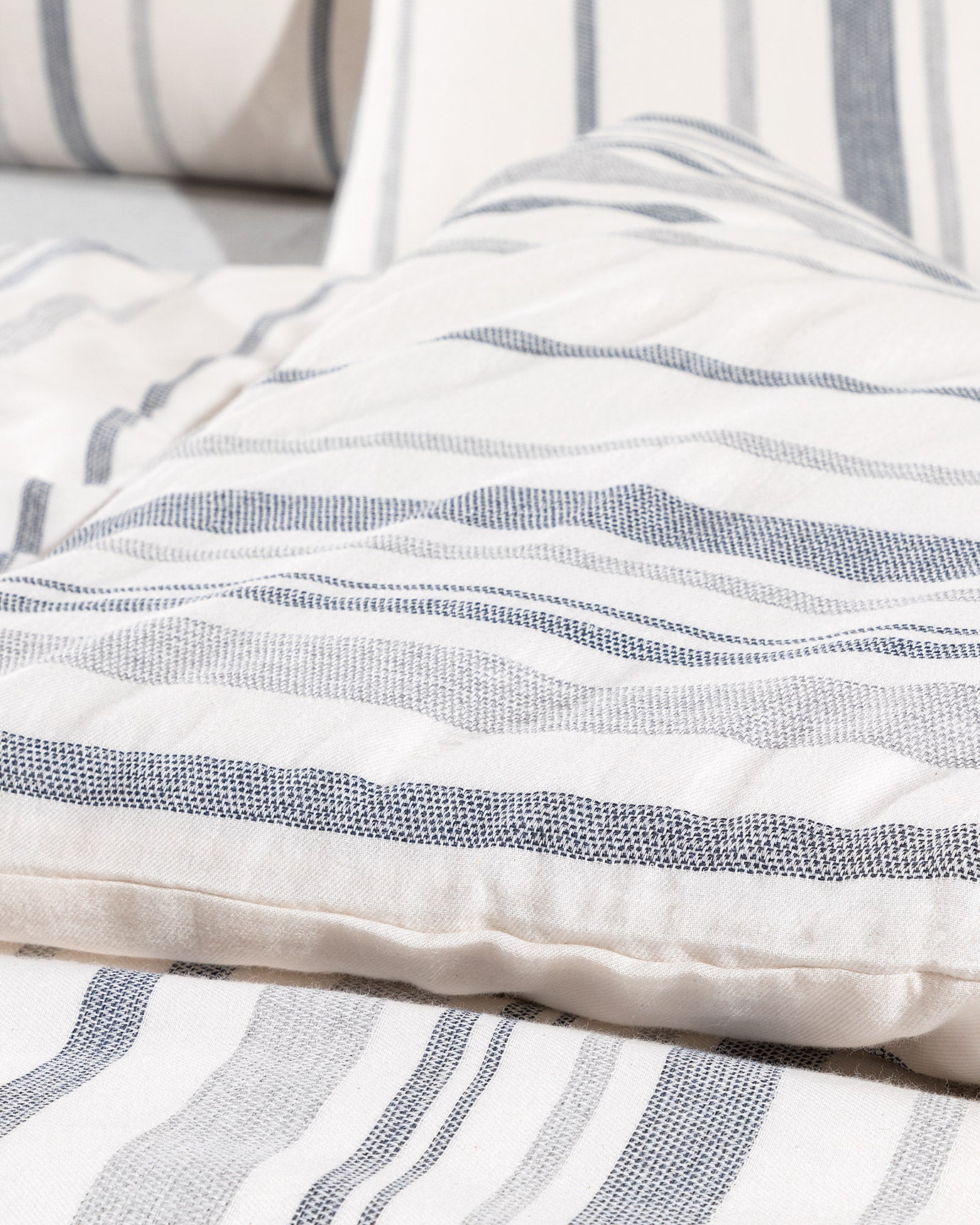 Premium Double Size Textured Duvet Cover Bedding Set