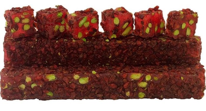 Gourmet Pistachio Strawberry Barberry Turkish Delight