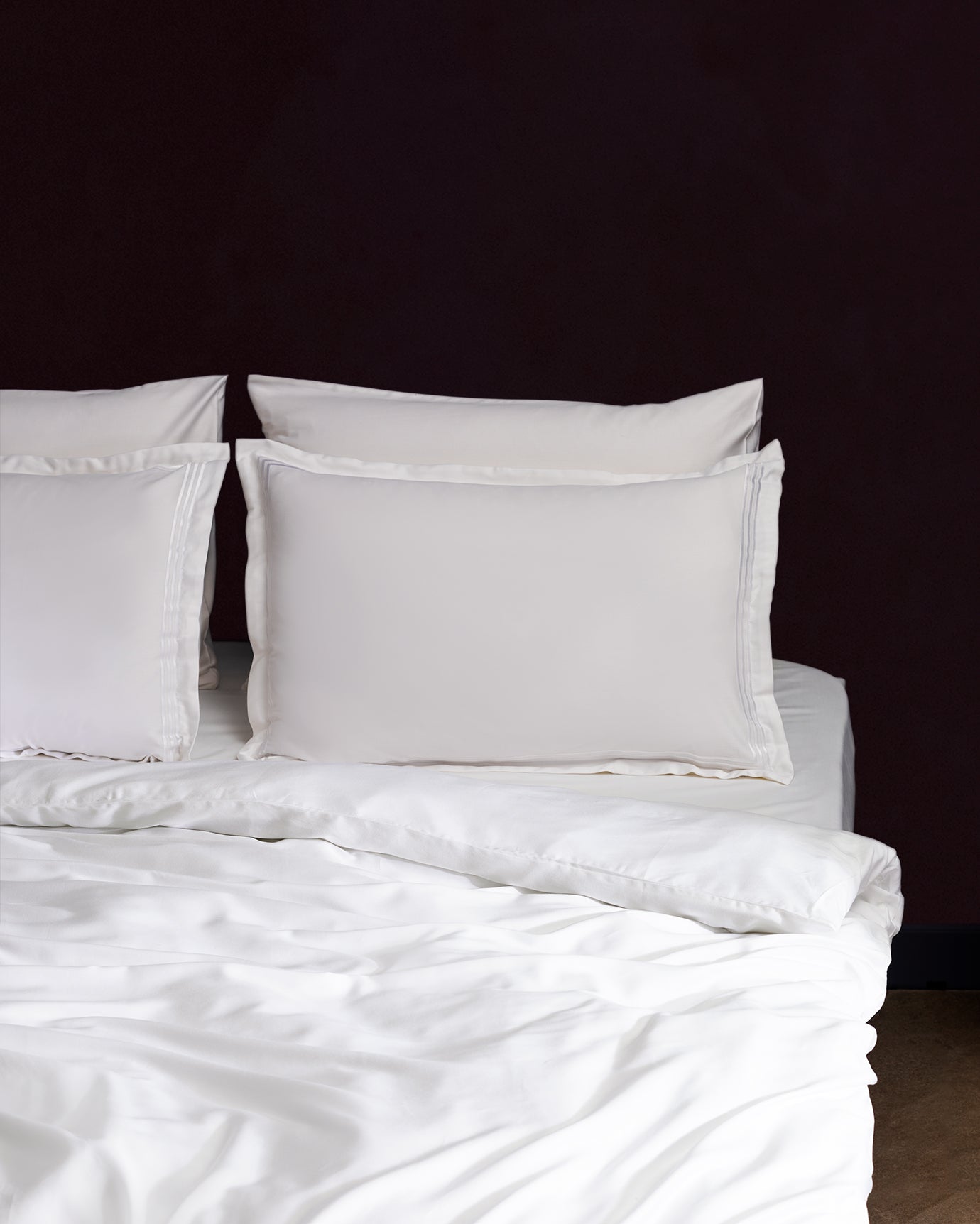 Clarette King Size Bamboo Sateen Duvet Cover & Bedding Set