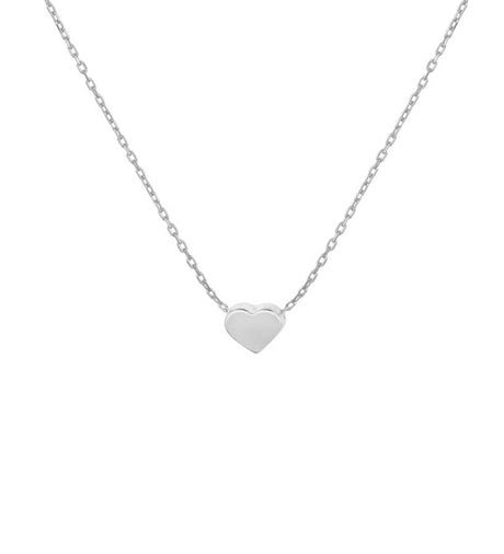 Premium 925 Sterling Silver Tiny Heart Necklace