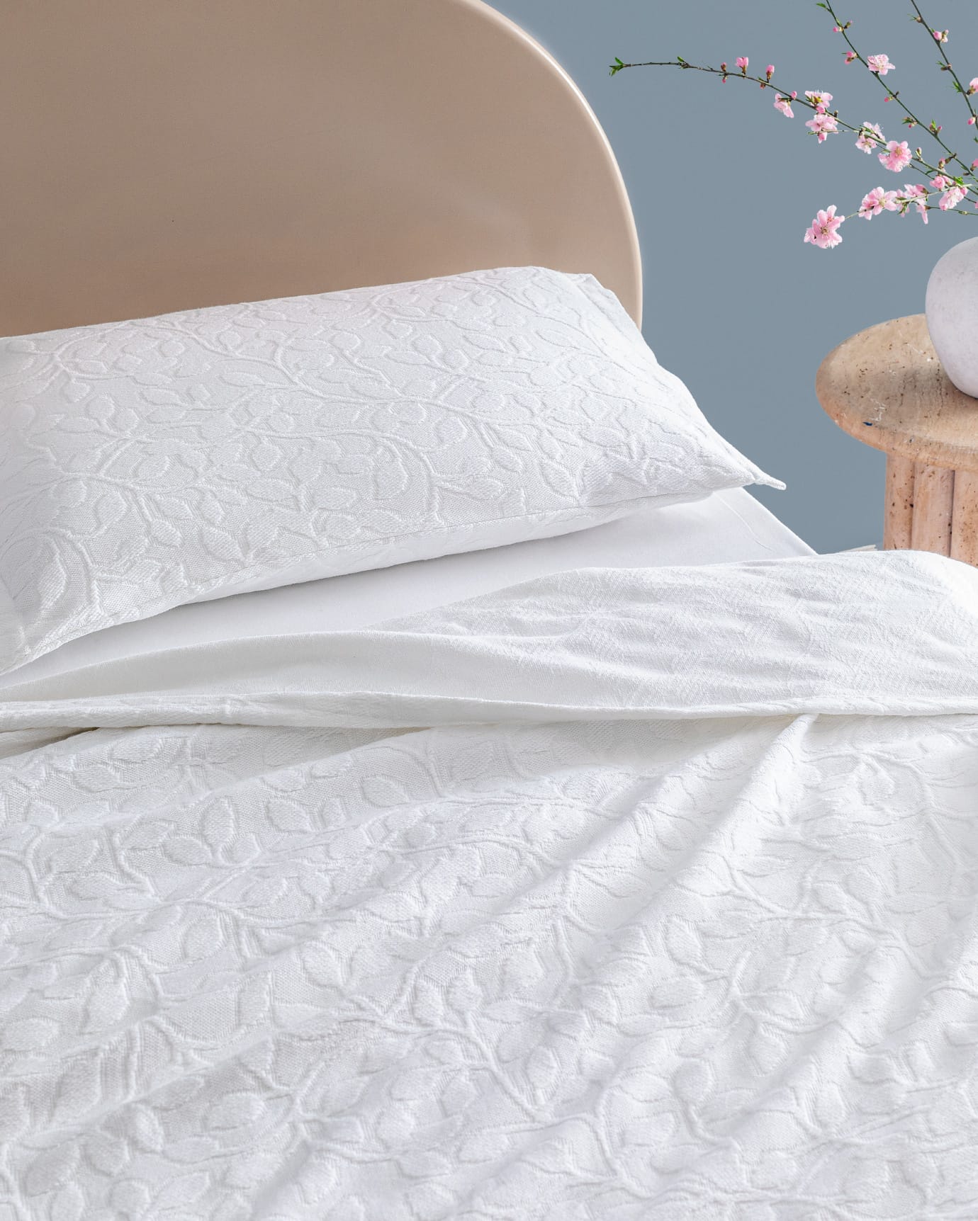 Chantal King Size 100% Cotton Bedspread Coverlet