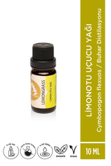 Pure Lemongrass Essential Oil 10ml, Natural & Uplifting
