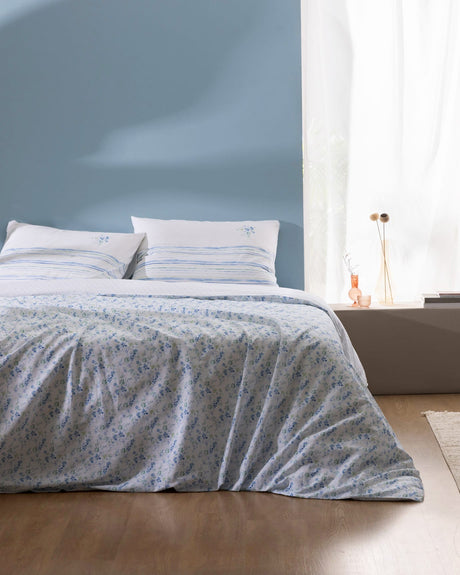 Queen Size Squirrel Printed 100% Cotton Ranforce Duvet Cover Set