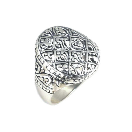 Premium 925 Sterling Silver Oval Bezel Cast Ring
