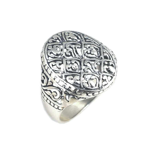 Premium 925 Sterling Silver Oval Bezel Cast Ring