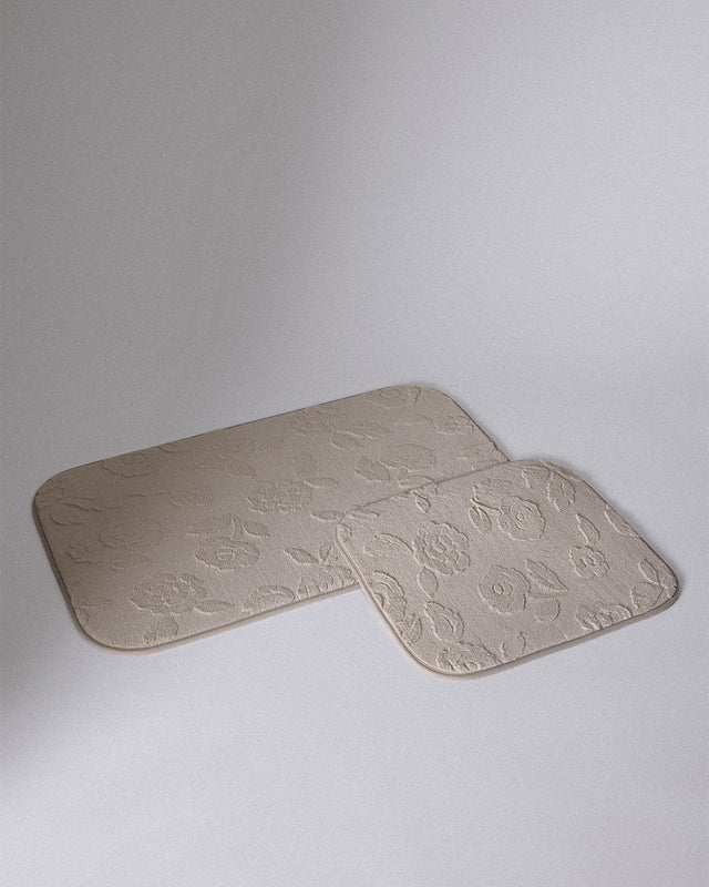 Luxurious Polyester Bath Mat Set - Ultra-Soft & Absorbent