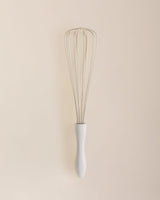 Small Kitchen Whisk, Soft Ecru Hand Mixer for Cooking & Baking