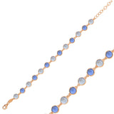 Rosévergoldetes Sterlingsilber - Mini-Ewigkeit-Armband