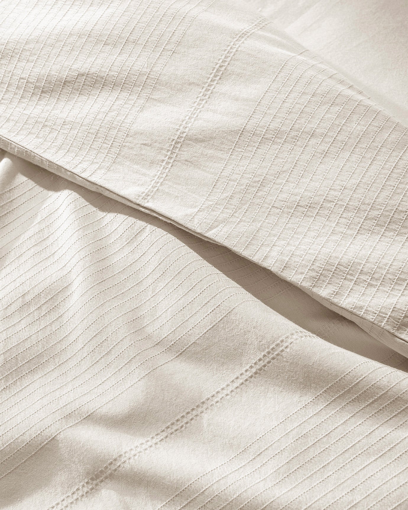 Rosalie 100% Cotton King Size Duvet Set - Textured Dobby Weave