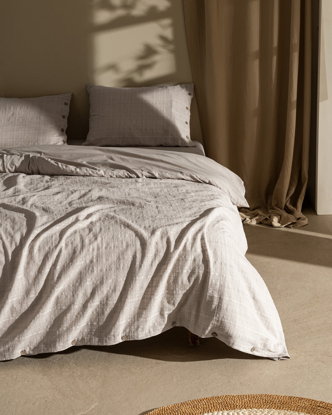 100% Cotton Dobby Weave Family Size Bedding Set