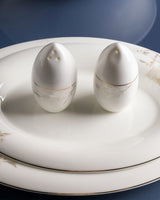 Fine Bone Porcelain 6-Person Dinnerware Set - Elegant & Durable