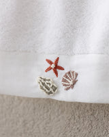 100% Cotton Face Towel - Elegant Ethe Embroidery