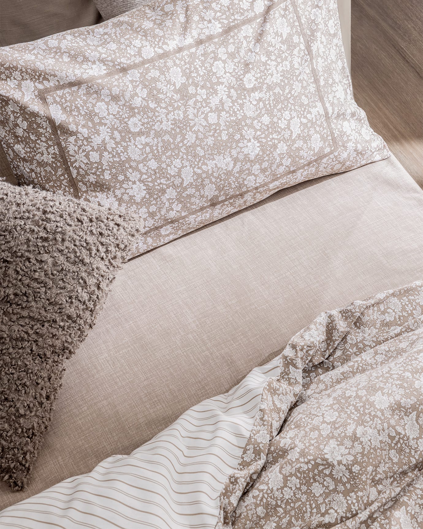 100% Cotton King Size Bedding Set - Ranforce Print