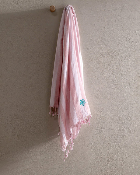 Premium Turkish Cotton Muslin Pestemal - Lightweight & Versatile
