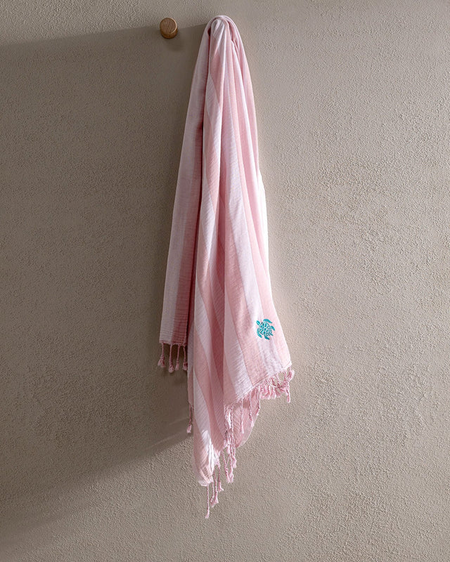 Premium Turkish Cotton Muslin Pestemal - Lightweight & Versatile