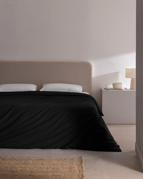 King Size 100% Cotton Ranforce Solid Duvet Cover
