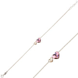 Delicate Heart Motif Bracelet - Elegant & Timeless Charm