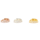Premium 925 Sterling Silver Six Stone Cartilage Earring