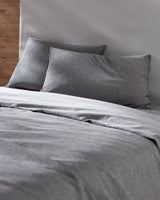 100% Cotton King Size Duvet Cover Set - Yarn-Dyed Softness