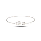 Armband aus Sterlingsilber mit Swarovski-Kristall-Design