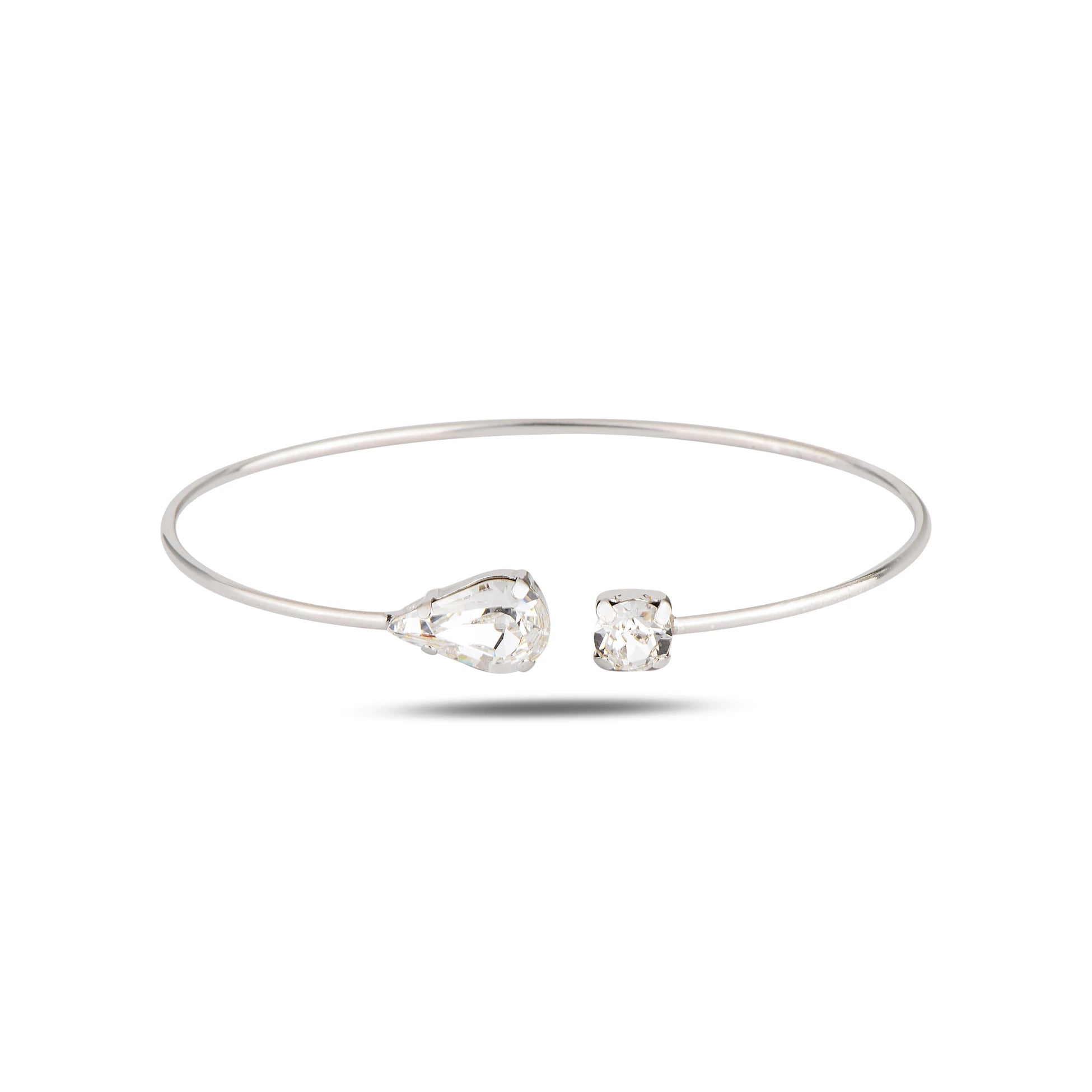 Armband aus Sterlingsilber mit Swarovski-Kristall-Design