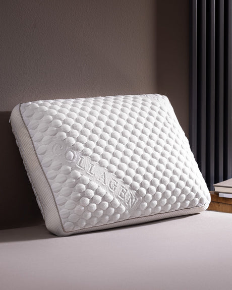 Visco Collagen Memory Foam Pillow for Supportive Sleep