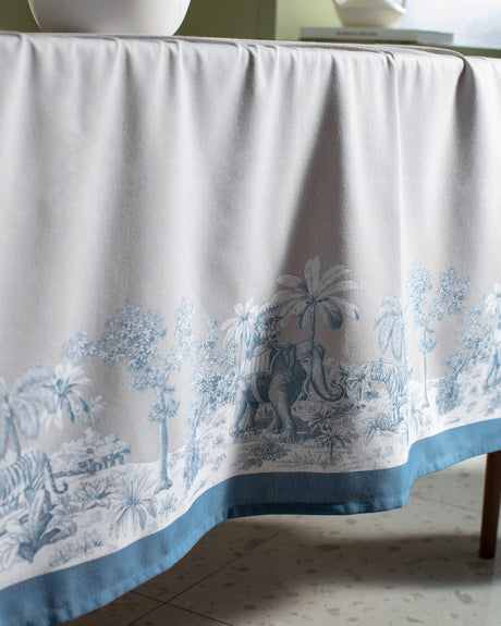Premium Cotton Blend Tablecloth - Elegant & Durable Design
