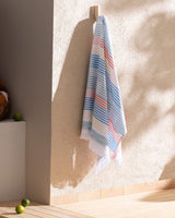 Soft Cotton-Blend Beach Towel - Sorel Vibrant Colorful Design