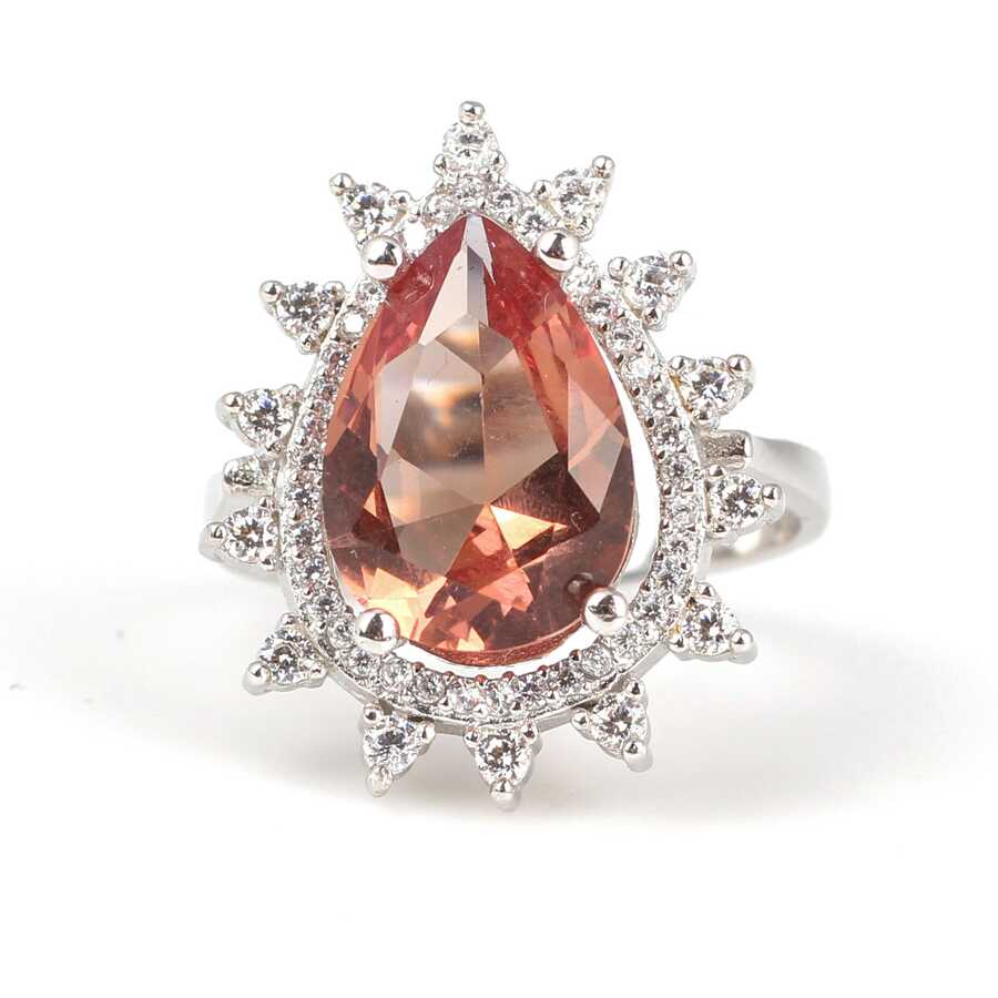 Professional Sterling Silver Zultanite Drop Ring