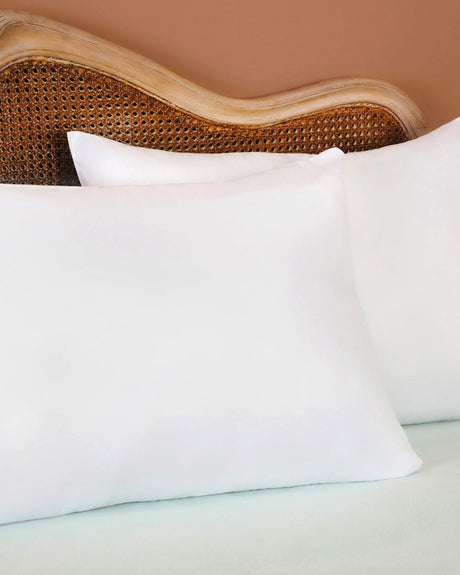 Soft Microfiber Bed Pillows, 2-Pack