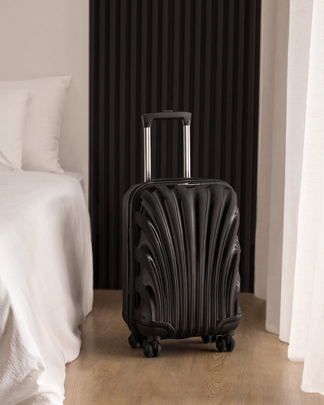 Black Cabin Size Carry-On Suitcase - Travel Luggage