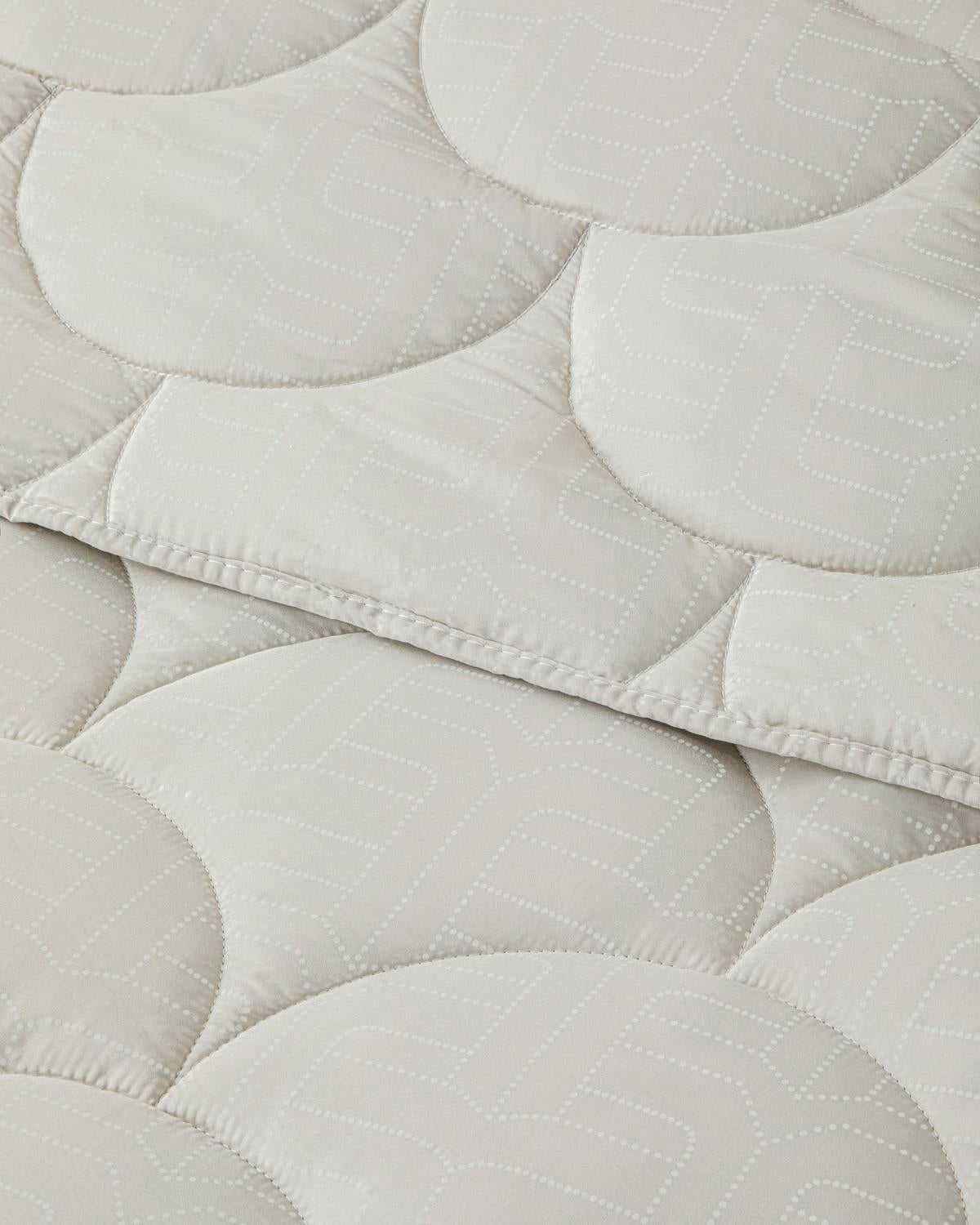 Premium Microfiber Double Comforter - Fiesta Pattern - Stone Color