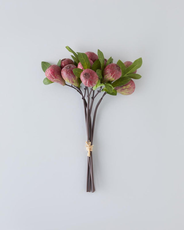Artificial Purple Fig Branch - Decorative Floral Accent