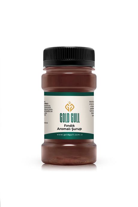 Gold Gull Premium Hazelnut Flavor Syrup for Coffee & Desserts - 80ml