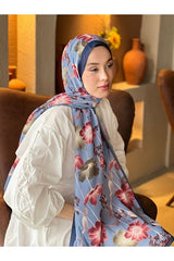 Fiori Lina Floral Print Shawl - TryAladdin