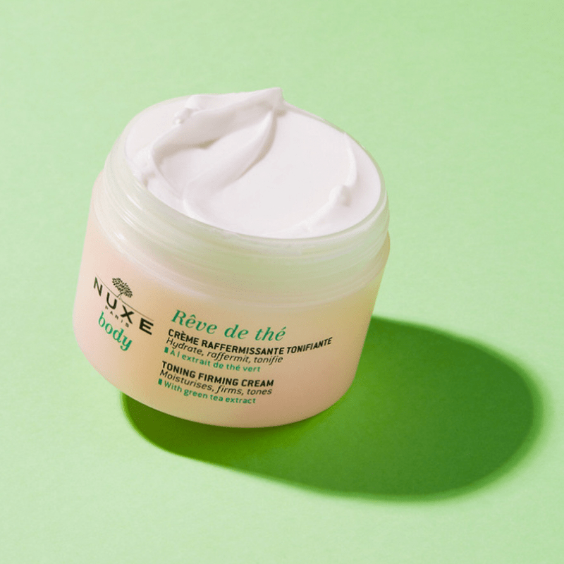 Firming & Hydrating Body Cream with Green Tea & Rye Extract for Elasticity - TryAladdin