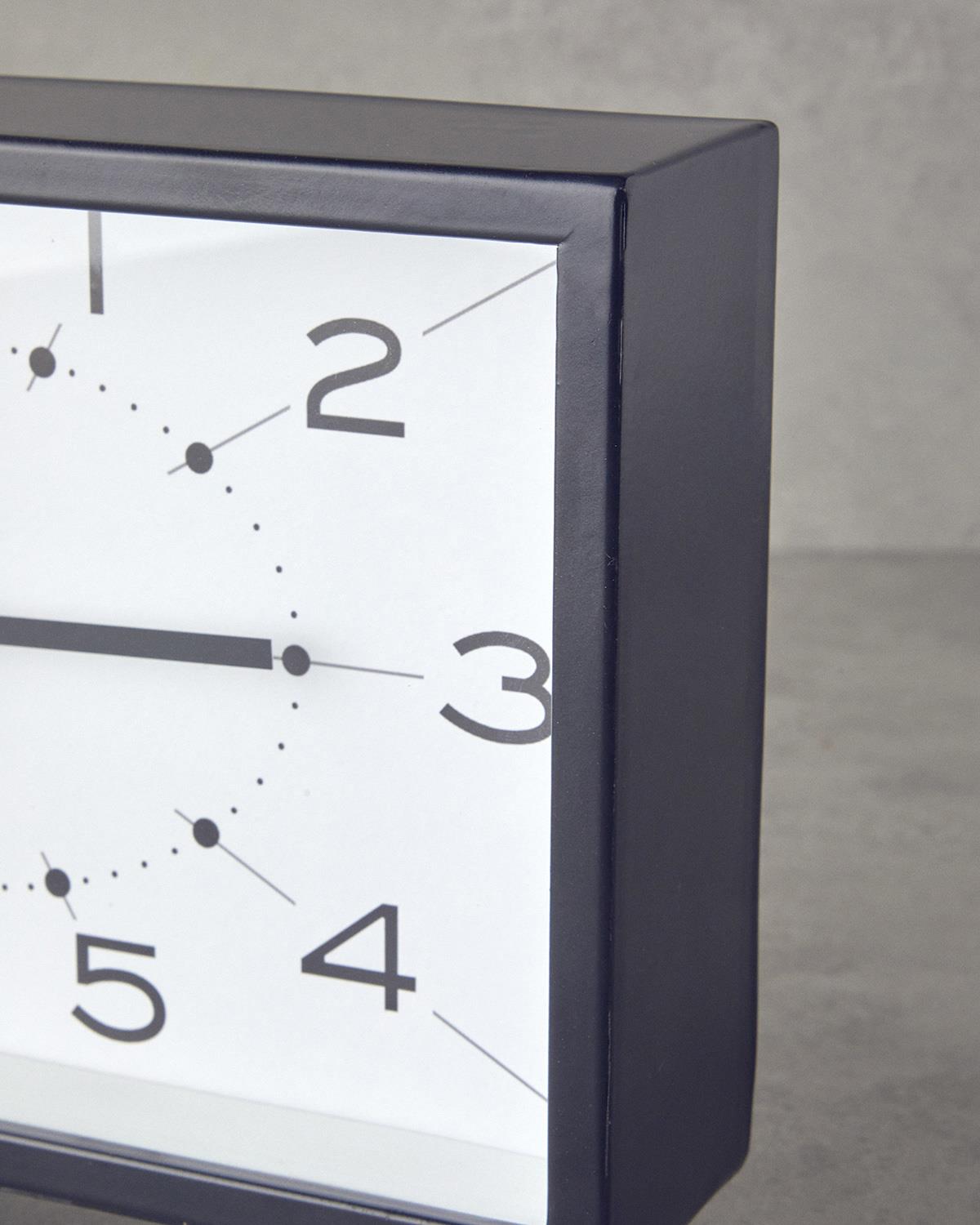 Elegant Modern Black Decorative Table Clock