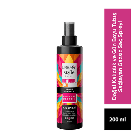 Flexible Hold Hair Spray for Natural Styling, Non - Aerosol, 200ml - TryAladdin