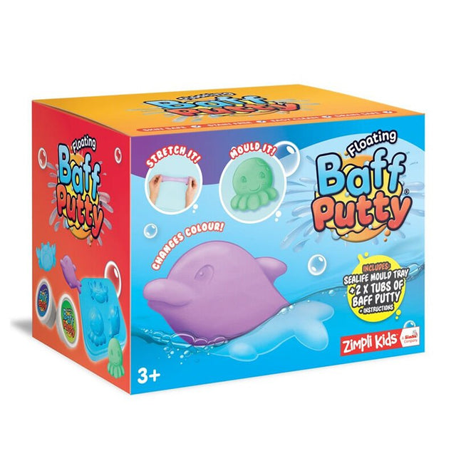 Floating Kinetic Bath Putty - Color - Changing Fun Play Set 3+ Years - TryAladdin