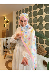 Floral Cotton Shawl - Retro Ethnic Design - TryAladdin