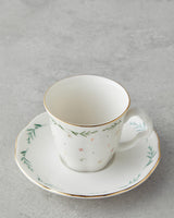 Premium Bone Porcelain Turkish Coffee Cup Set 4 Piece Colorful