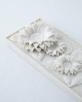 Elegant Floral Wall Decor Accessory Beige
